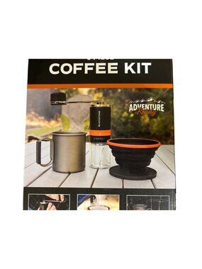 Blackstone Coffee Kit 3 Piece Grinder Camping Mug Pour Over Set